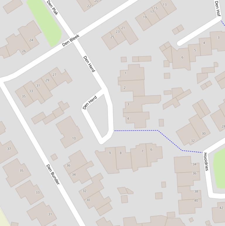 Kaart van  Den Herd.