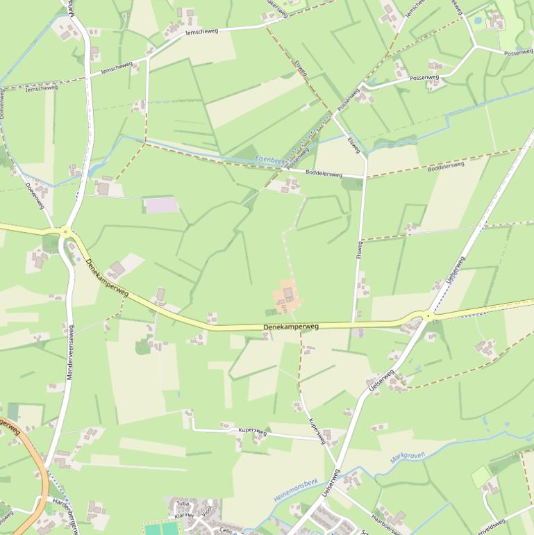 Kaart van de Denekamperweg.