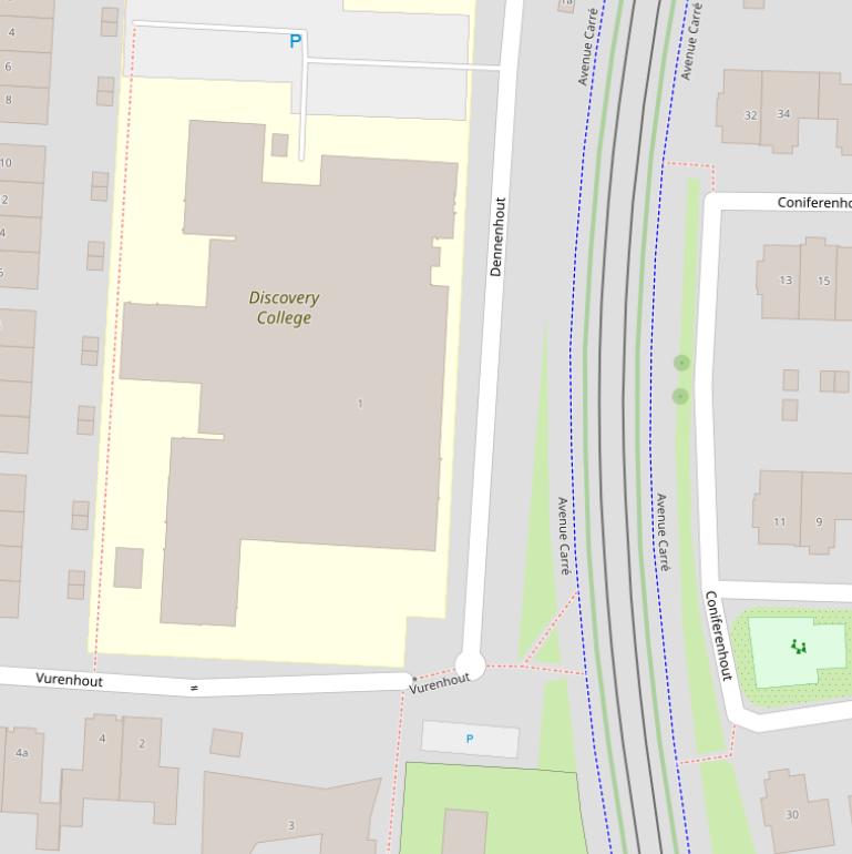 Kaart van  Dennenhout.