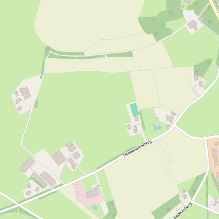 Kaart van de Deppenbroekweg.