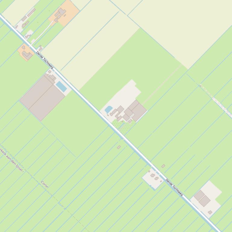 Kaart van  Derde Tochtweg.