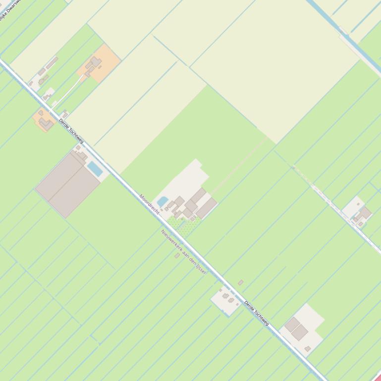 Kaart van  Derde Tochtweg.