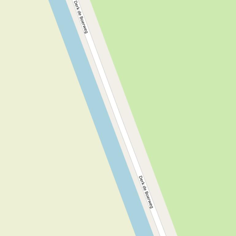 Kaart van  Derk de Boerweg.