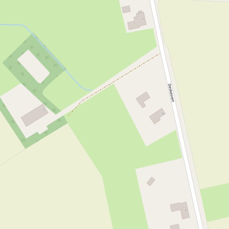 Kaart van  Deskesven.