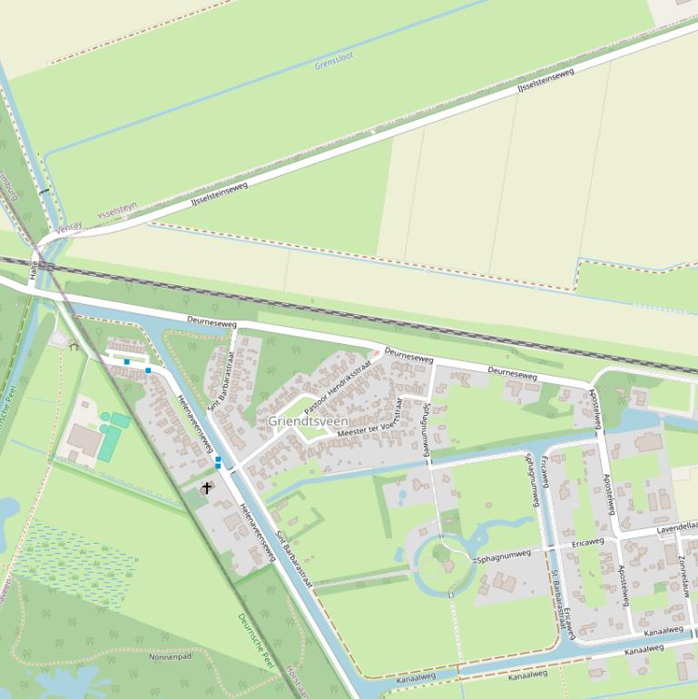 Kaart van de Deurneseweg.