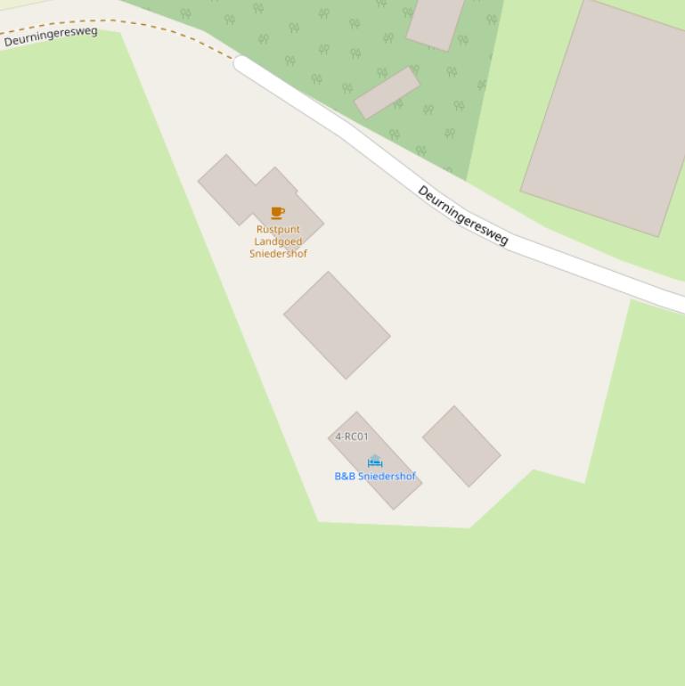 Kaart van de Deurningeresweg.