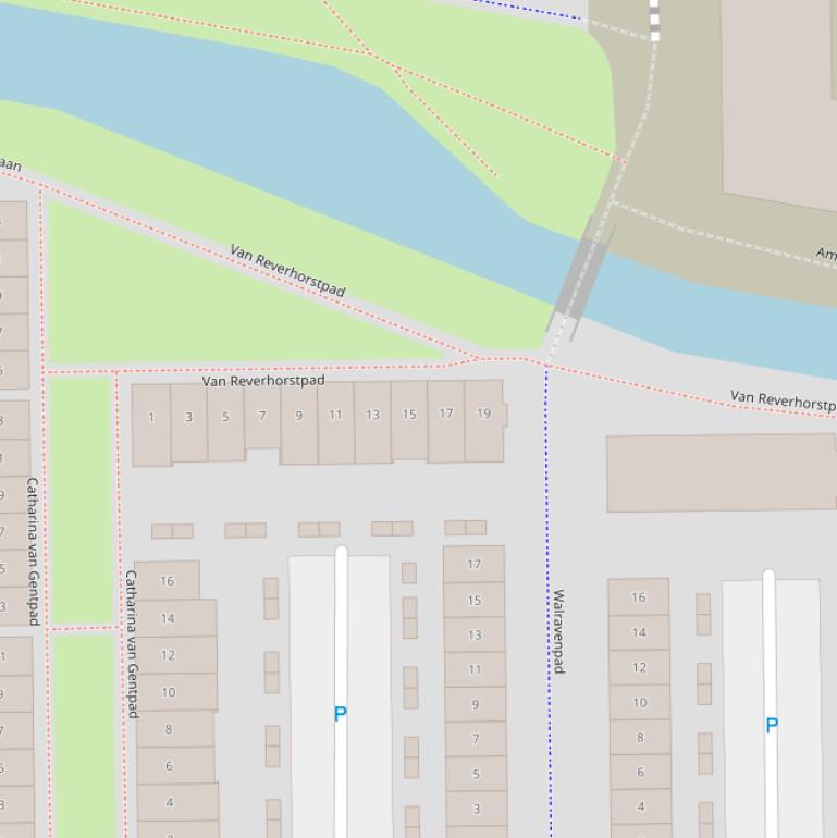 Kaart van de Diederik van Teilingenlaan.