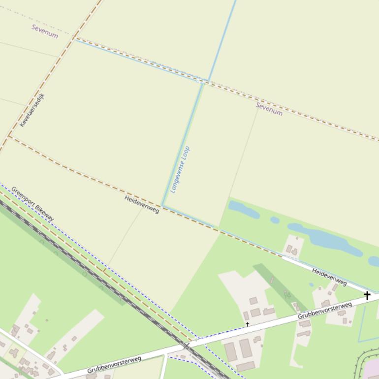 Kaart van de Dijkerheideweg.