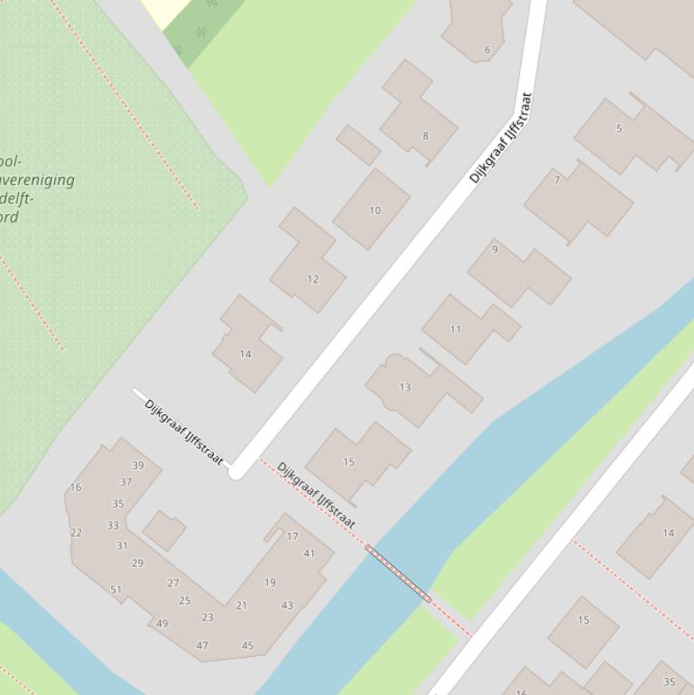 Kaart van de Dijkgraaf IJffstraat.