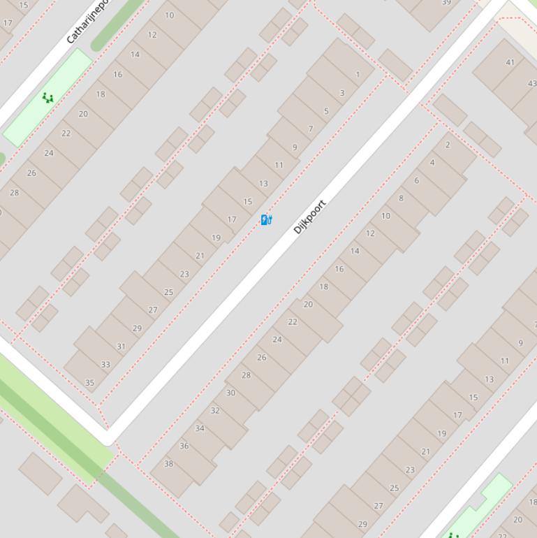 Kaart van de Dijkpoort.