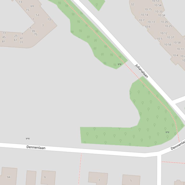 Kaart van de Dillenburghof.