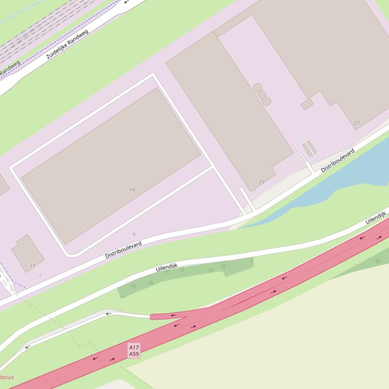 Kaart van  Distriboulevard.