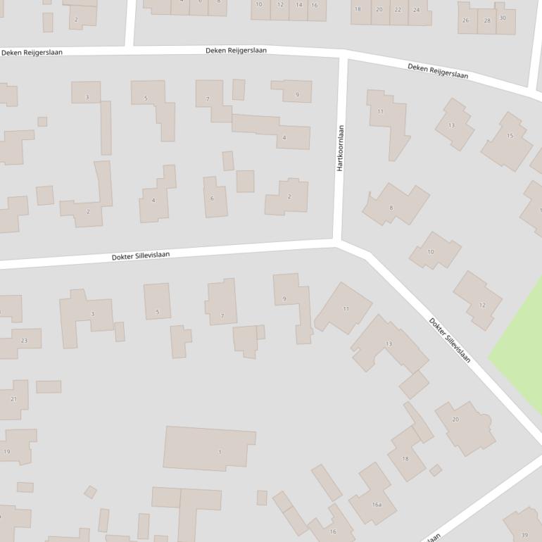 Kaart van de Dokter Sillevislaan.