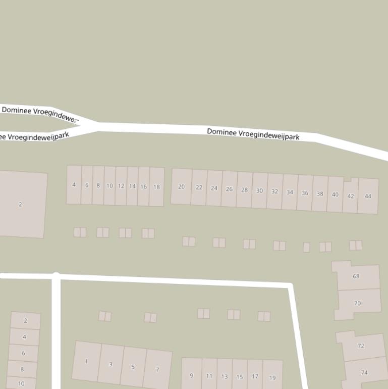 Kaart van het Dominee Vroegindeweijpark.