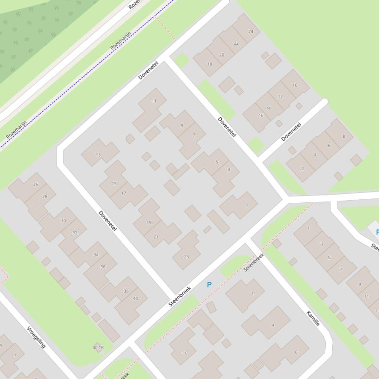 Kaart van  Dovenetel.