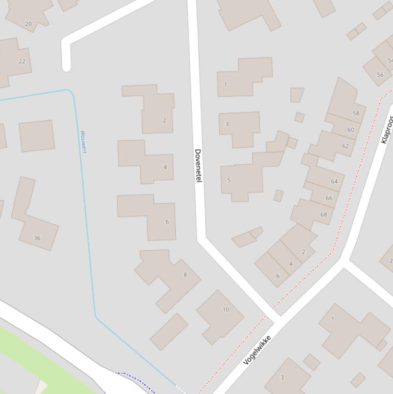 Kaart van  Dovenetel.