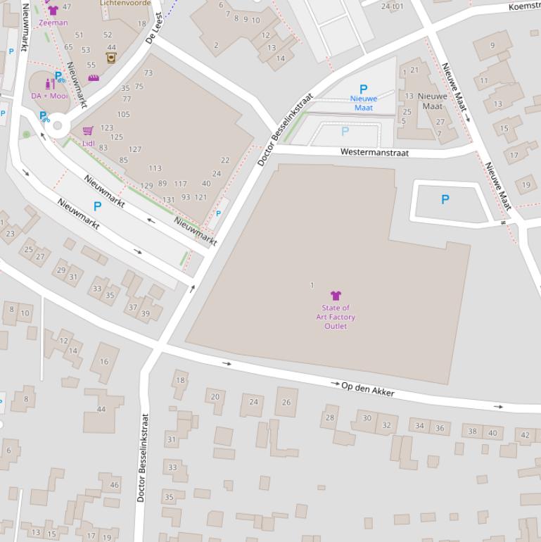 Kaart van de dr Besselinkstraat.