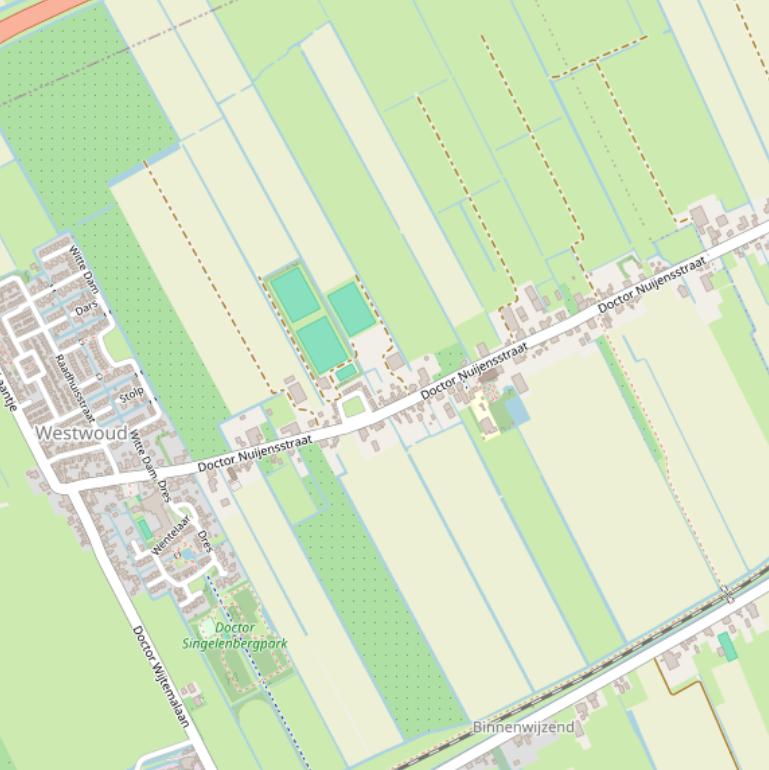 Kaart van de Dr.Nuijensstraat.