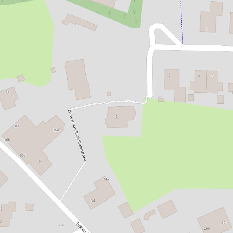 Kaart van de Dr. W.H. van Rietschotenstraat.