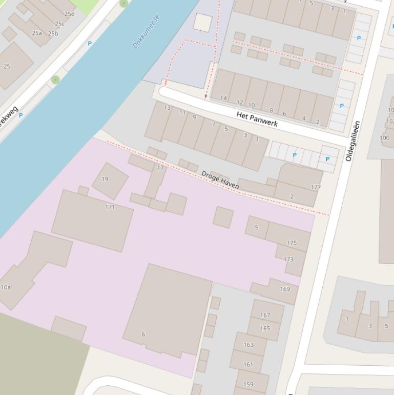 Kaart van  Droge Haven.