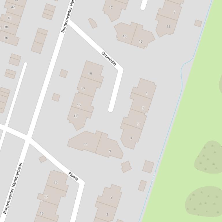 Kaart van  Dromhille.