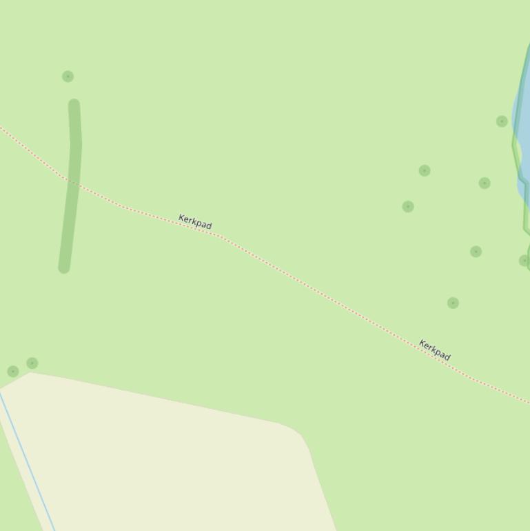 Kaart van het Droog Bemdenpad.