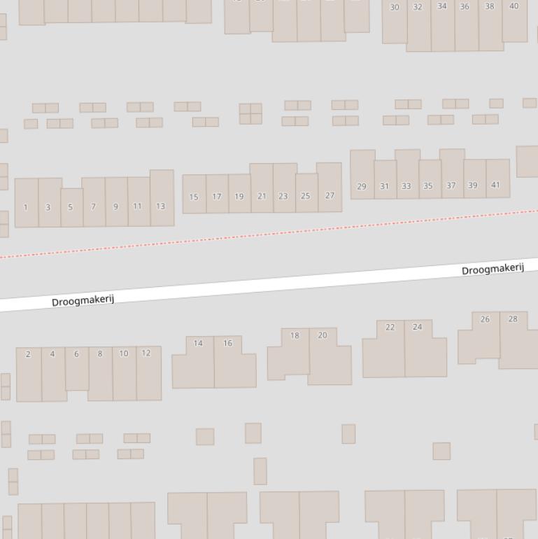 Kaart van  Droogmakerij.
