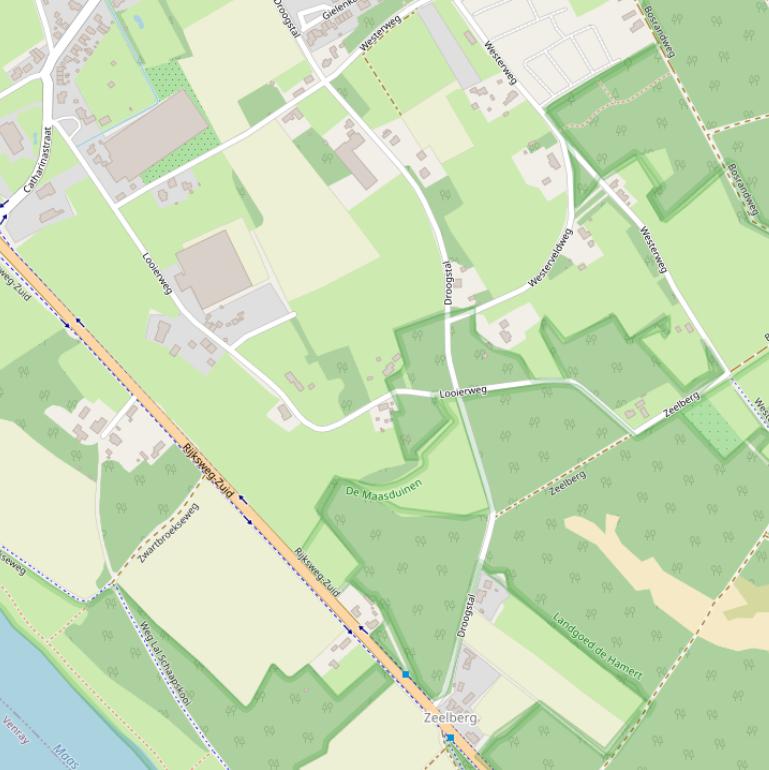 Kaart van  Droogstal.