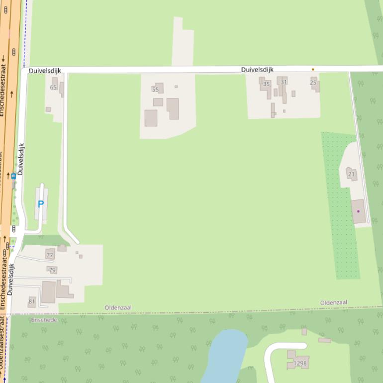 Kaart van de Duivelsdijk.