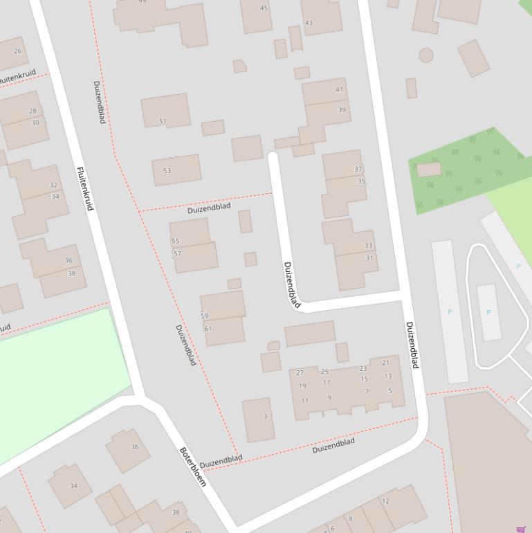 Kaart van  Duizendblad.