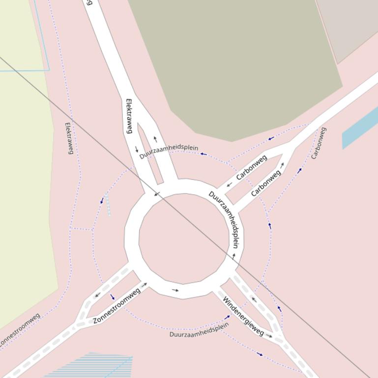 Kaart van het Duurzaamheidsplein.