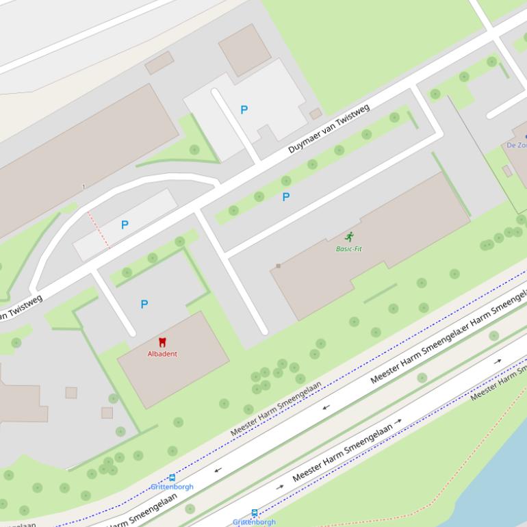 Kaart van de Duymaer van Twistweg.