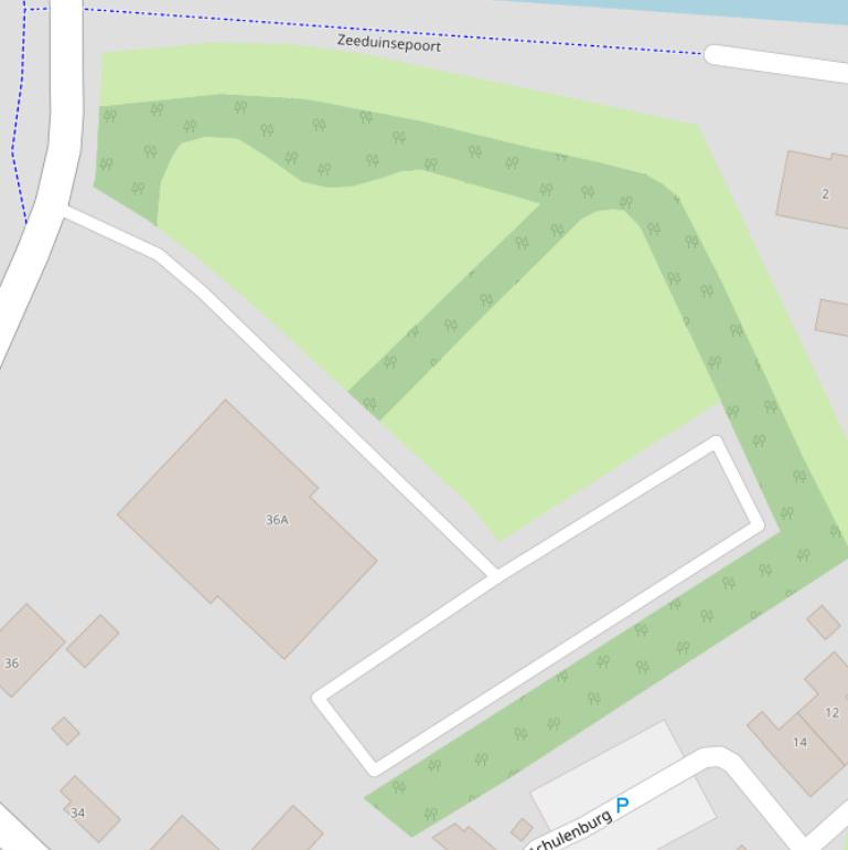 Kaart van de Duynpoort.