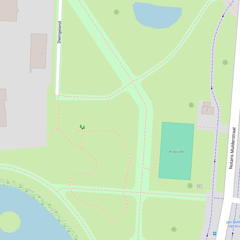 Kaart van  Dwingeland.