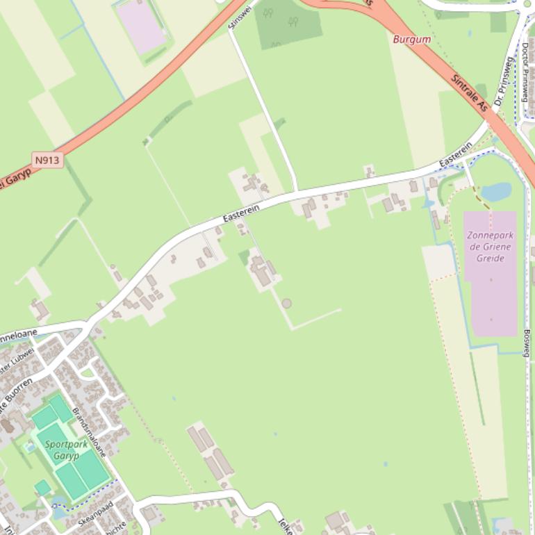 Kaart van  Easterein.