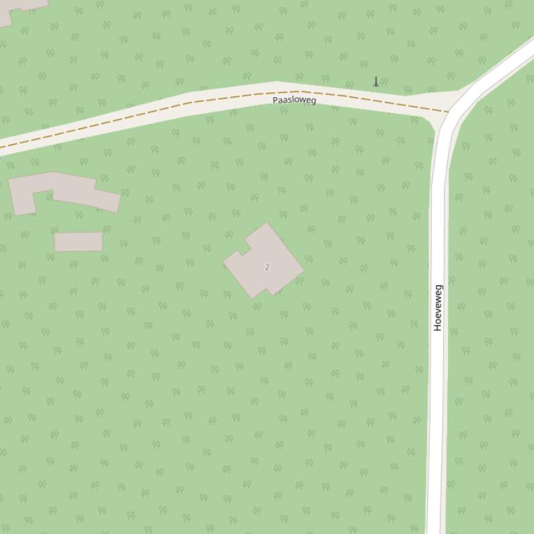 Kaart van de Ebbenhorstweg.