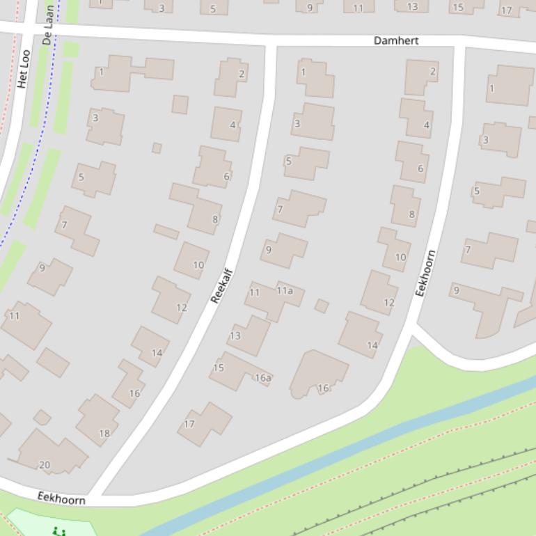 Kaart van  Eekhoorn.