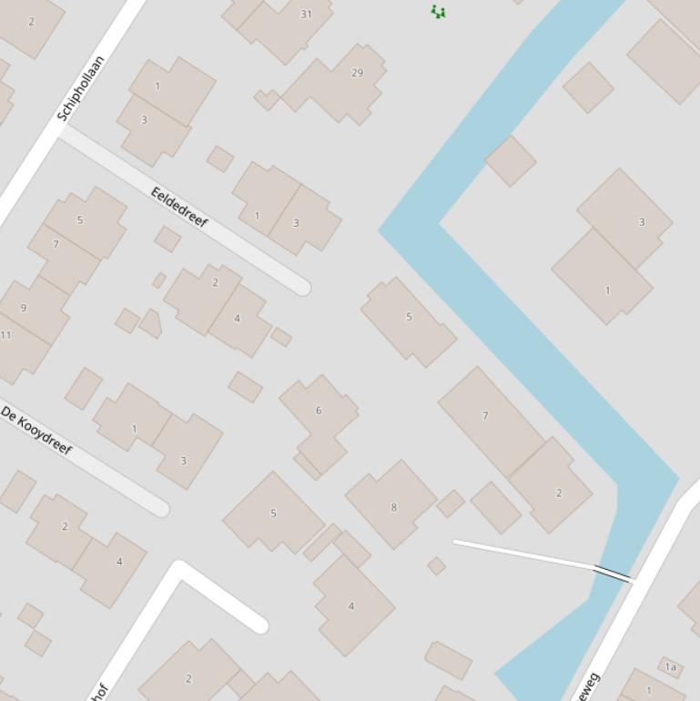 Kaart van de Eeldedreef.
