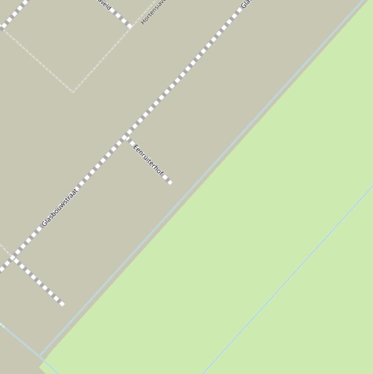 Kaart van de Eenruiterhof.