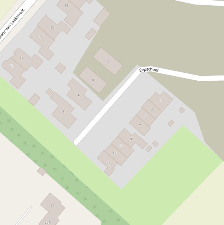 Kaart van  Eepschoer.