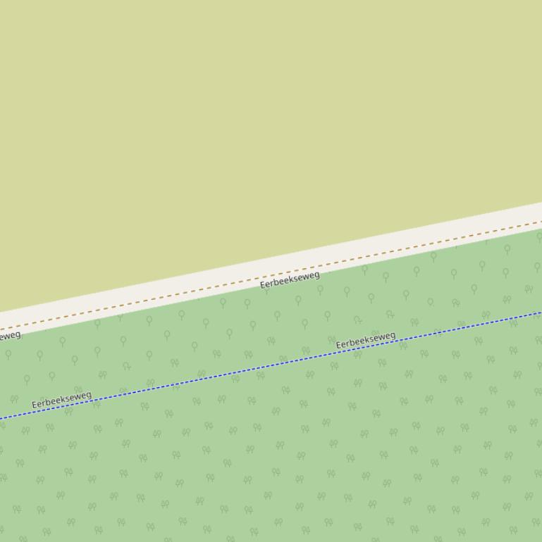 Kaart van de Eerbeekseweg.