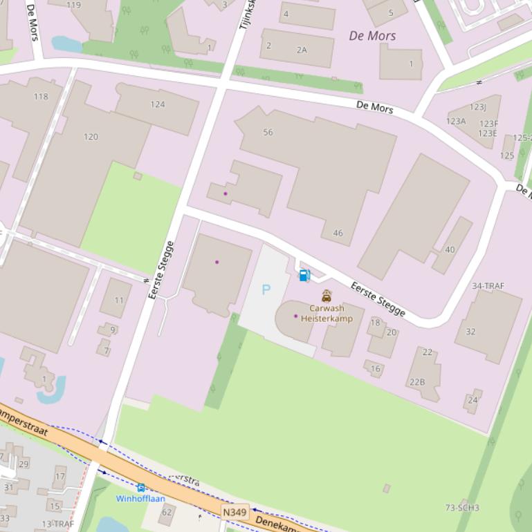 Kaart van  Eerste Stegge.