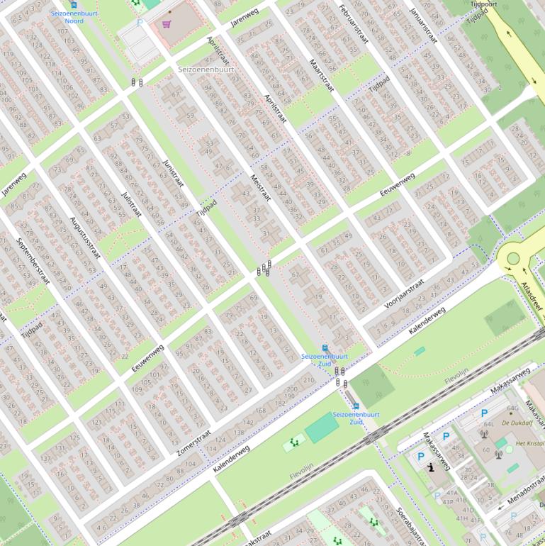 Kaart van de Eeuwenweg.