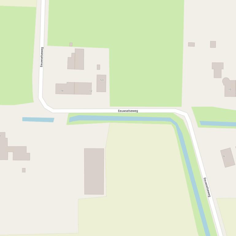 Kaart van de Eeuwselseweg.