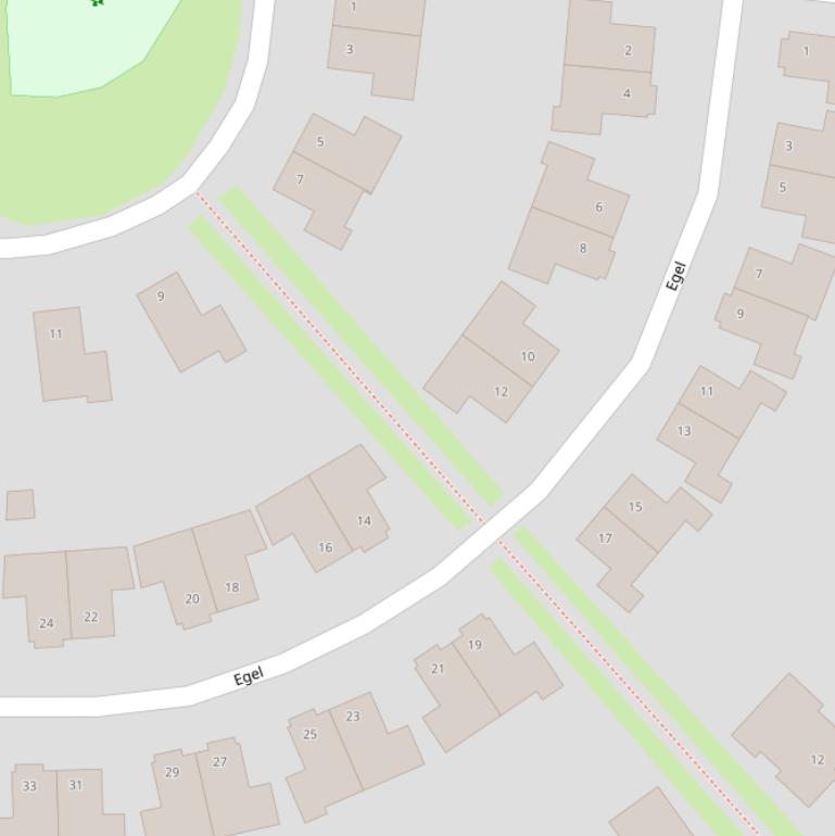 Kaart van  Egel.