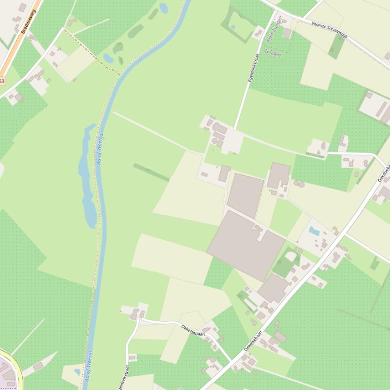 Kaart van de Egeldonkstraat.