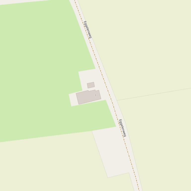 Kaart van de Eggelenweg.