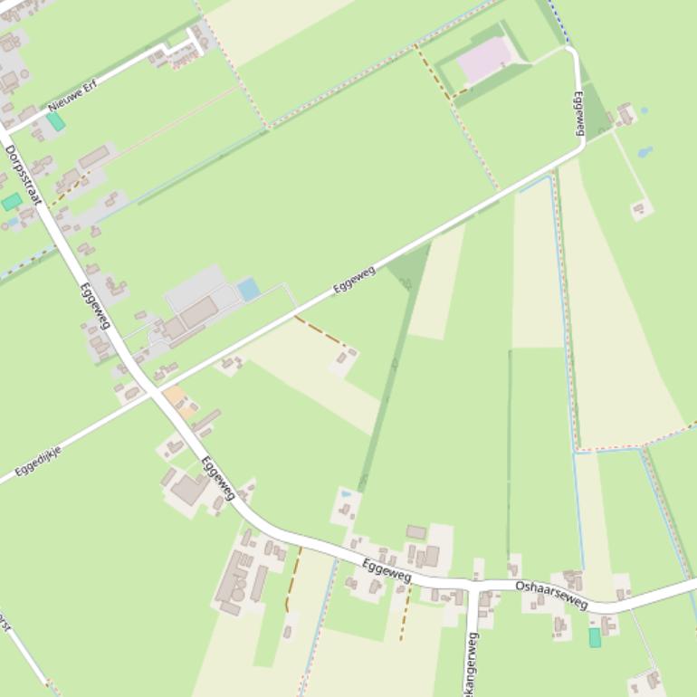 Kaart van de Eggeweg.