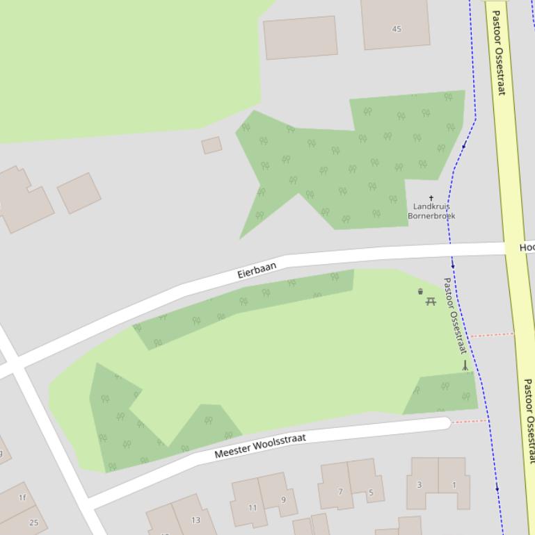 Kaart van  Eierbaan.