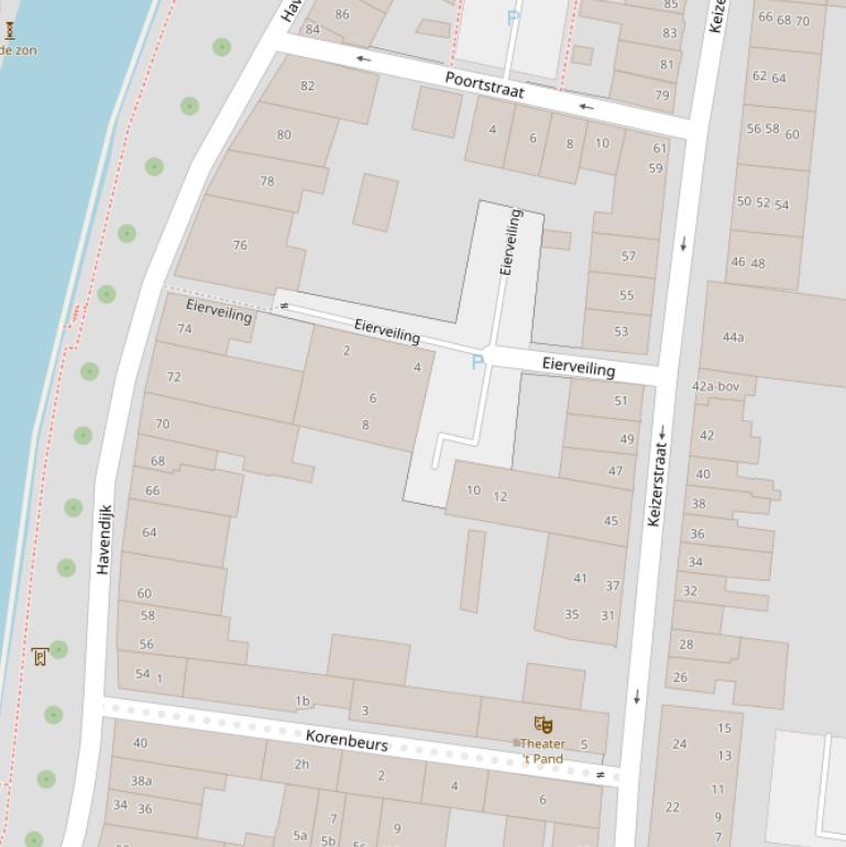 Kaart van  Eierveiling.